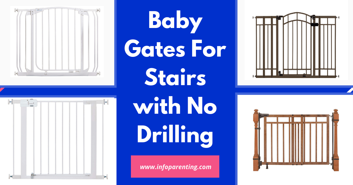 Baby Gates For Stairs with No Drilling-Info parenting